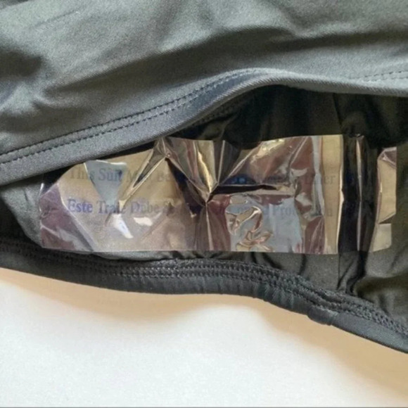 NEW Coastal Blue Black Low Rise Hipster Bikini Swim Suit Bottoms Size 2XL - Picture 7 of 7